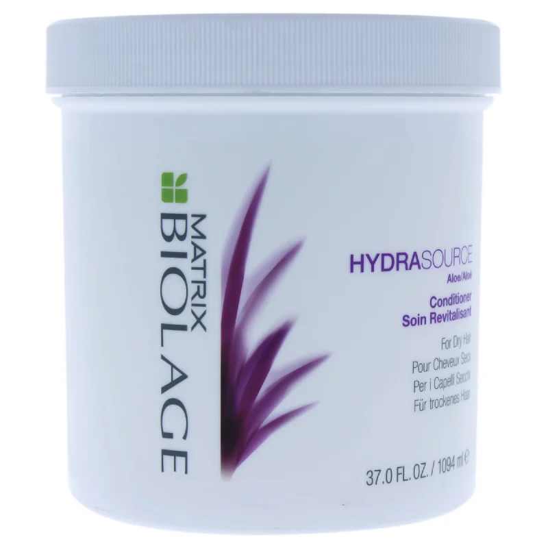 hair care for fine hair volume-Matrix Biolage Hydrasource Conditioner 37 oz