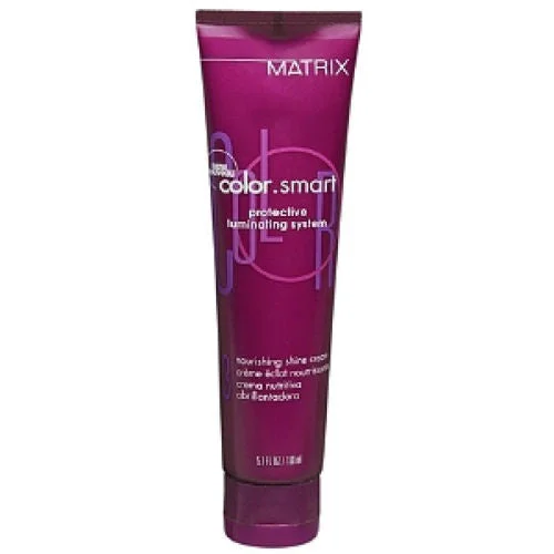 best leave-in treatment for curly hair-Matrix Color Smart Nourishing Shine Cream 5.1 oz