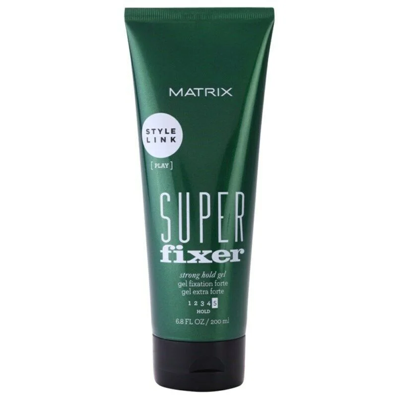 sulfate-free shampoo for dry scalp-Matrix Super Fixer Strong Hold Gel 6.8 Oz