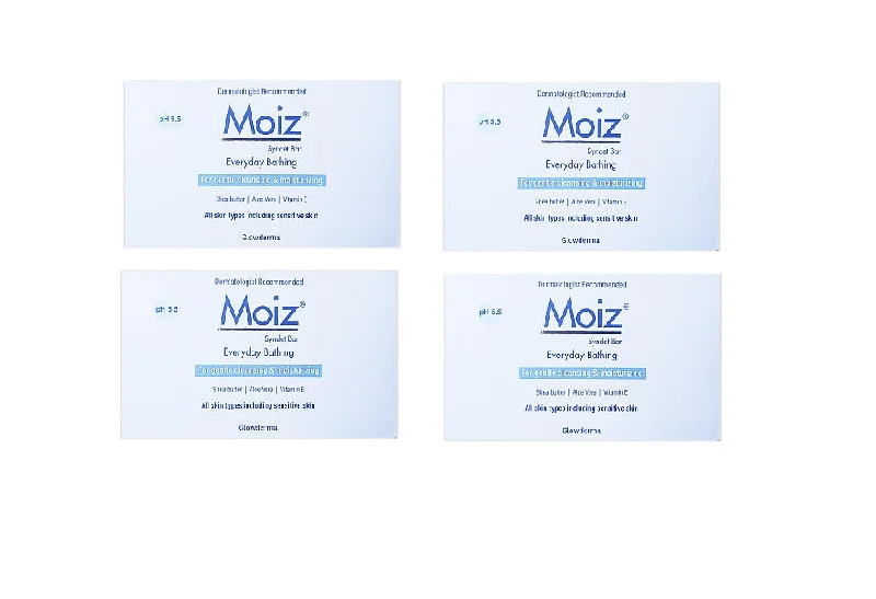 Moiz moisturizing syndet bar 75gm, PACK OF 4