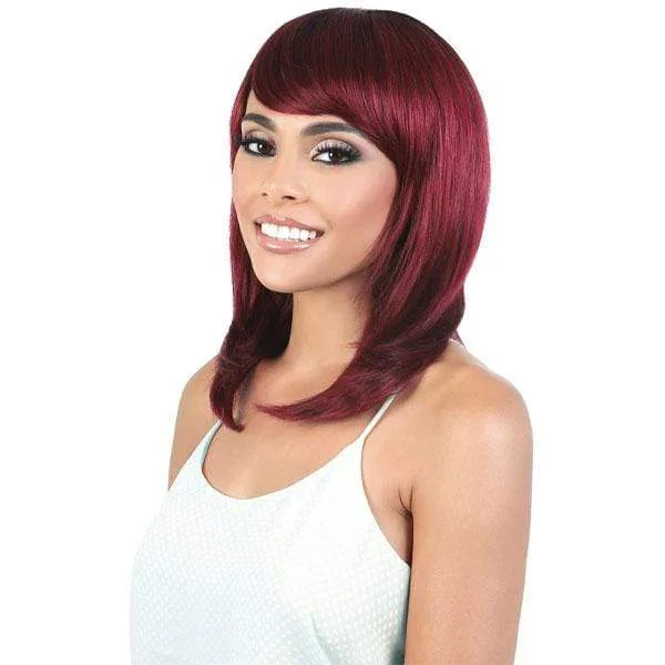 comfortable wigs for long wear -Motown Tress Persian 100% Virgin Remi Hair Swiss Lace Wig - HPR KAREN