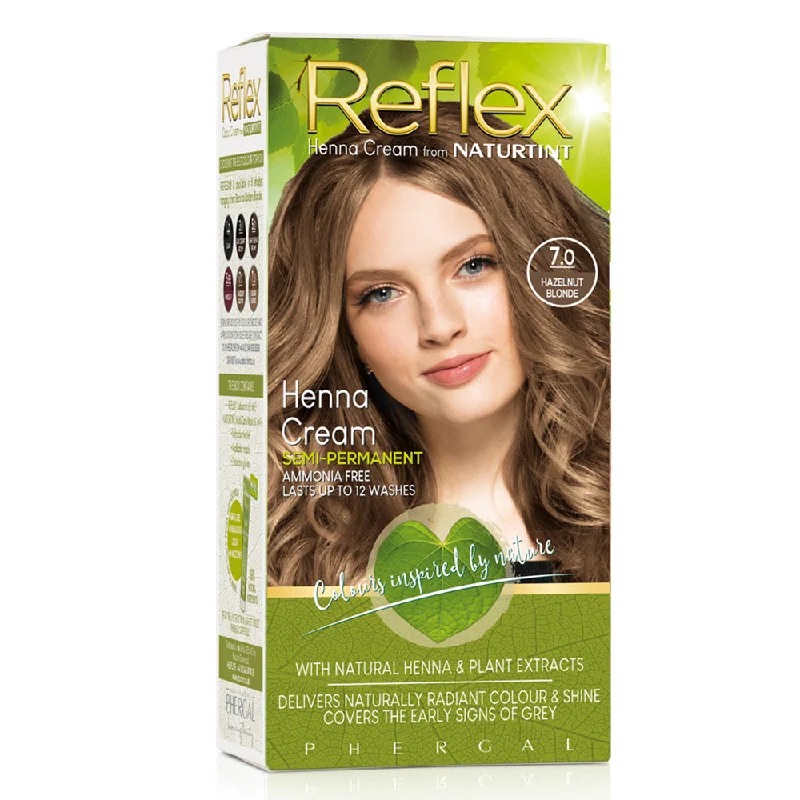 Naturtint Reflex Semi-Permanent Henna Cream - 7 Hazelnut Blonde