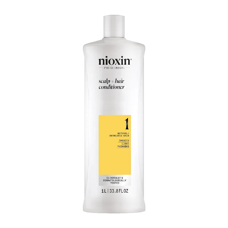 nourishing products for healthy hair growth-Nioxin System 1 Scalp + Hair Conditioner  Natural Thinning Hair 33.8 oz