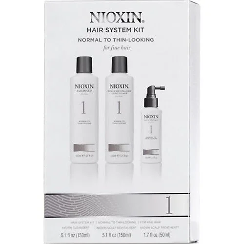 best moisturizing conditioner for curls-Nioxin System 1 Trial Kit For Fine Hair