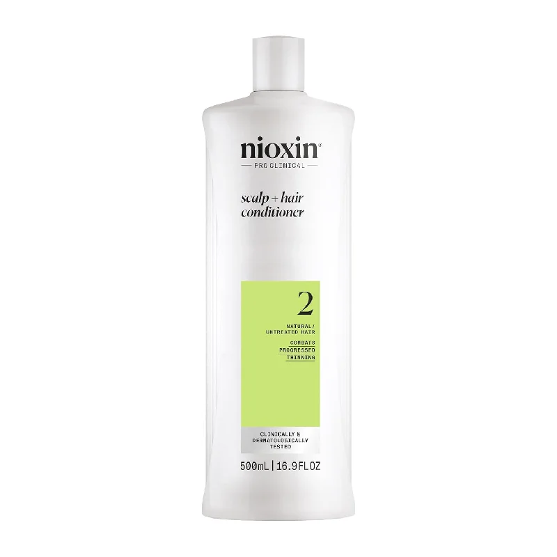 natural conditioners for damaged hair-Nioxin System 2 Scalp + Hair Conditioner 33.8 oz