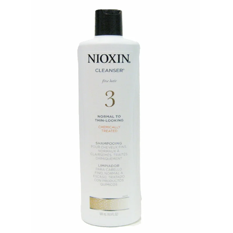 hair products for strong and healthy hair-Nioxin System 3 Cleanser 16.9 oz