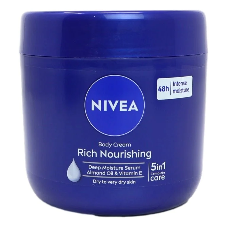 Nivea Body Cream 400ml Rich Nourishing Almond Oil and Vitamin E