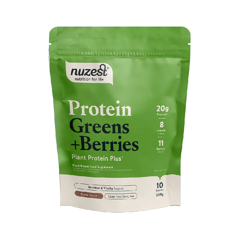 Nuzest Protein Greens & Berries Plant Protein Plus+ Cocoa