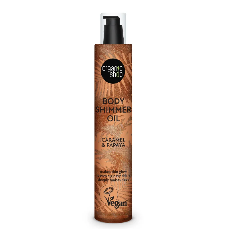 Organic Shop Caramel & Papaya Body Shimmer Oil