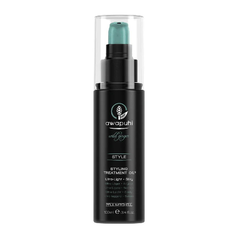 moisturizing hair serum for dry hair-Paul Mitchell Awapuhi Wild Ginger Styling Treatment Oil 3.4 oz