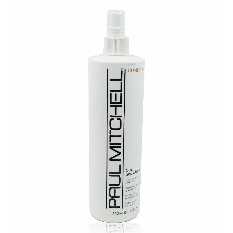 daily hair care routine for shiny hair-Paul Mitchell Seal and Shine Heat Protection 16.9 oz