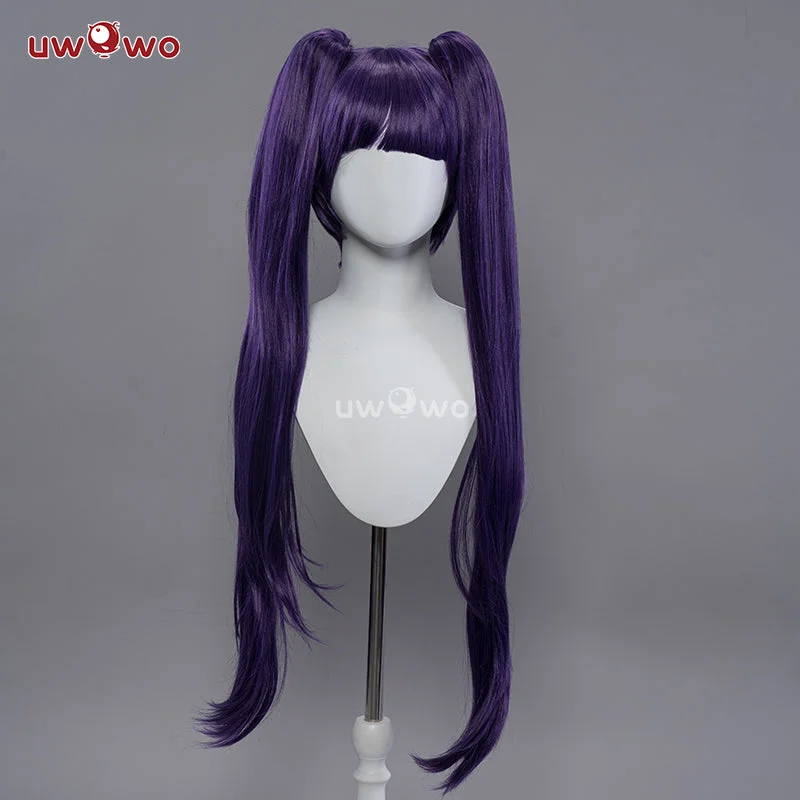 real human hair wigs for natural look -Uwowo Princess Cosplay Wig Season 3 Musaa Long Purple Hair