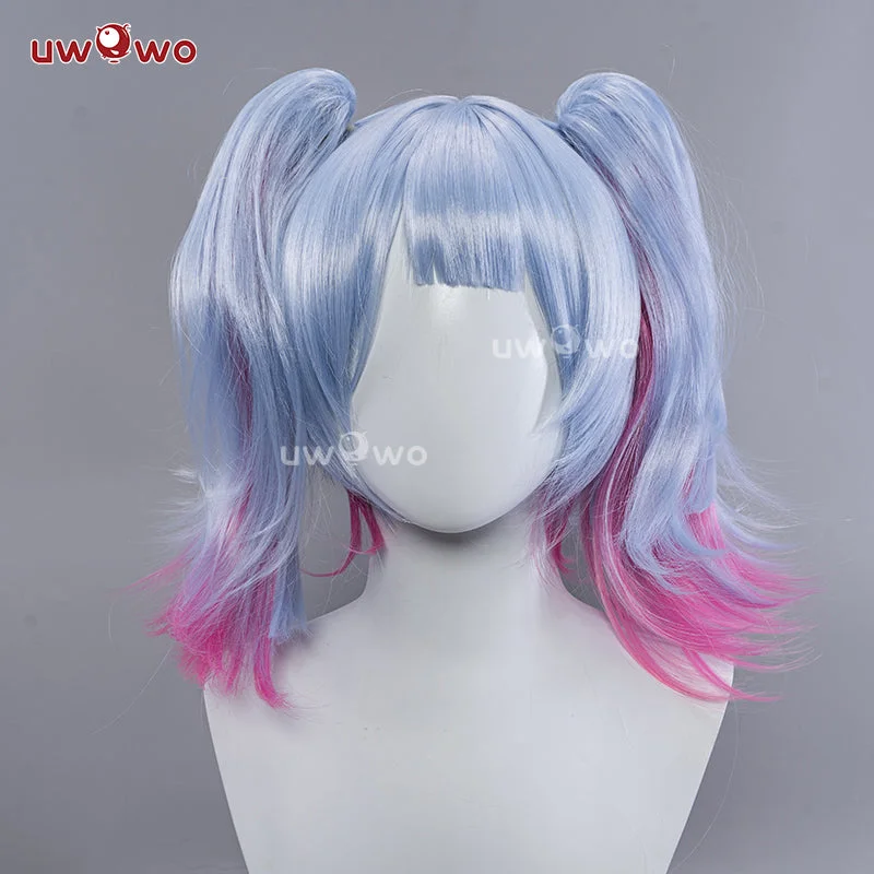 lace front wigs for black women -Uwowo V Singer Rabbit Hole Bunny Cosplay Wig With Ponytails