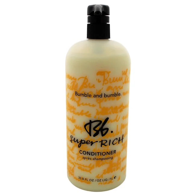 hair serum for shine and smoothness-Bumble and Bumble Super Rich Conditioner by Bumble and Bumble for Unisex - 33.8 oz Conditioner