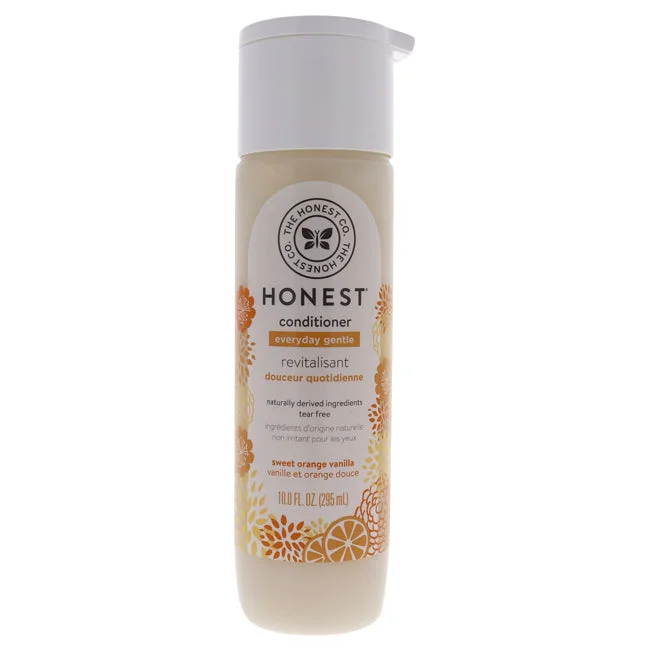 hair care for sensitive scalp-Honest Everyday Gentle Conditioner - Orange Vanilla by Honest for Kids - 10 oz Conditioner