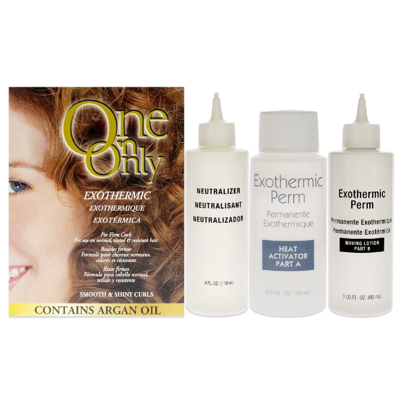 hair care for sensitive scalp-One n Only Exothermic Perm by One n Only for Unisex - 1 Pc Treatment