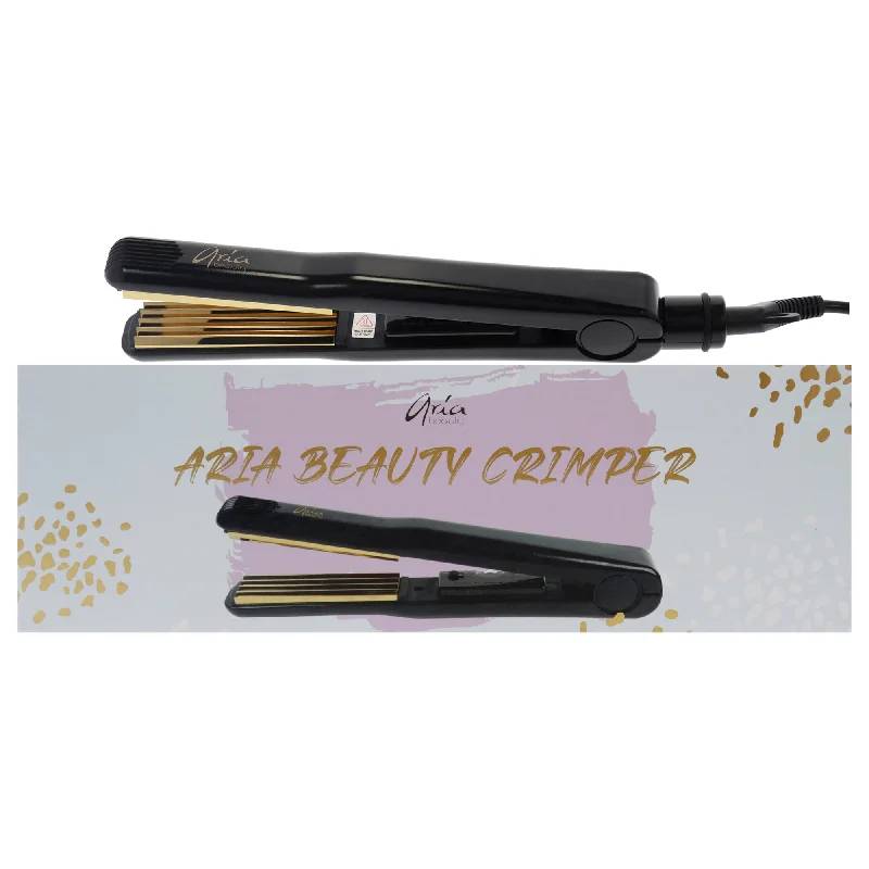 best treatment for frizzy curly hair-Aria Beauty Titanium Texturing Crimper by Aria Beauty for Women - 1 Pc Crimper