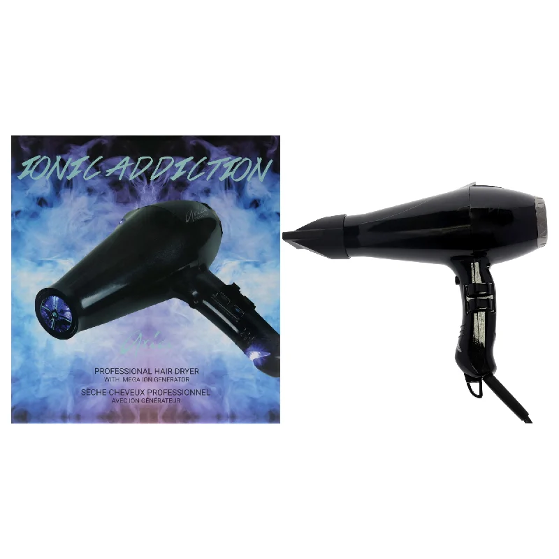 nourishing shampoo for thick curly hair-Aria Beauty Ionic Addiction Professional Hair Dryer - Black by Aria Beauty for Women - 1 Pc Hair Dryer