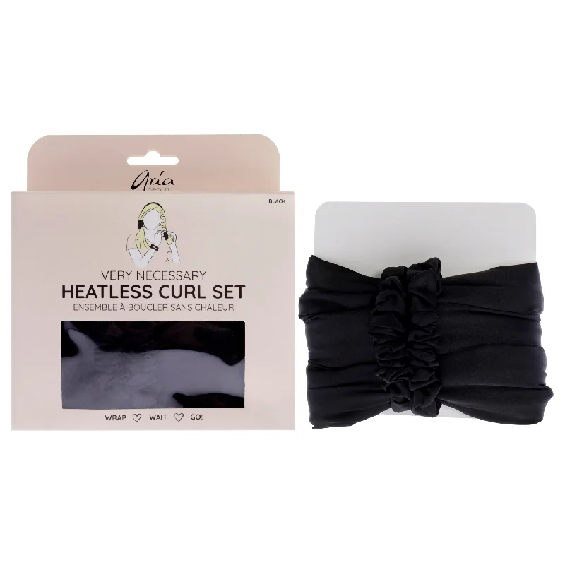 nourishing products for healthy hair growth-Aria Beauty Very Necessary Heatless Curl Set - Black by Aria Beauty for Women - 1 Pc Roller