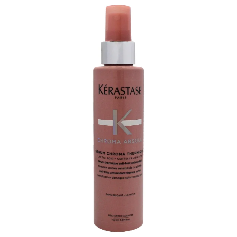 best hair products for curly textured hair-Kerastase Chroma Absolue Chroma Thermique Heat Protecting Serum by Kerastase for Unisex - 5.07 oz Serum