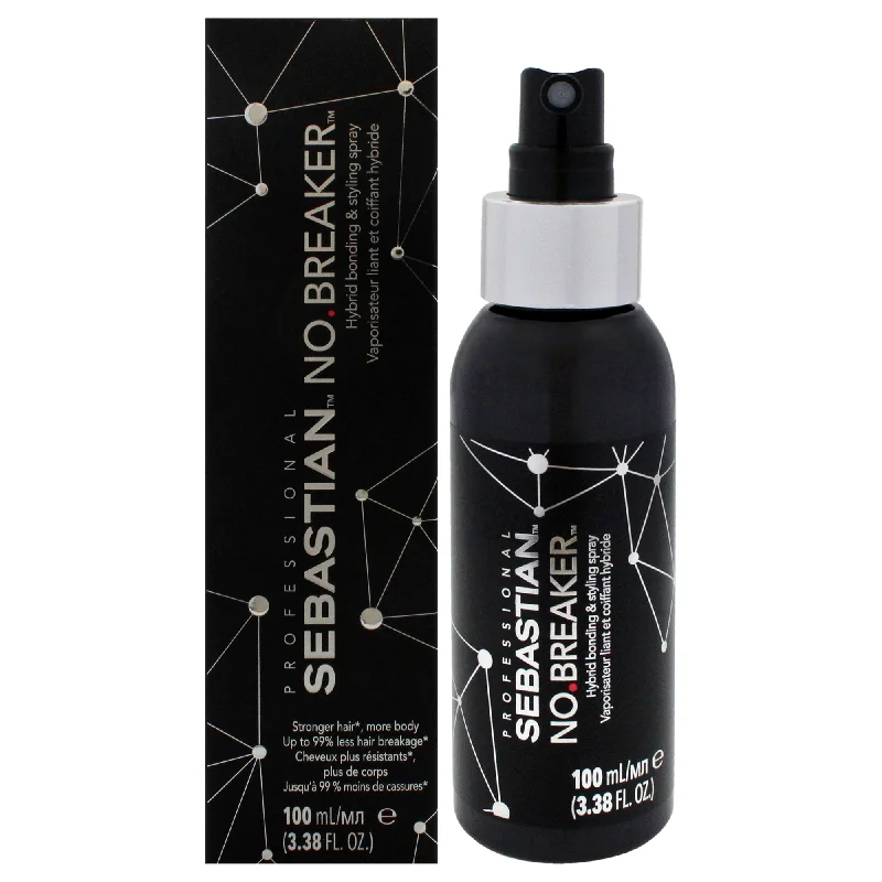 anti-hair loss serum for thick hair-Sebastian No Breaker Leave-In Bonding Spray by Sebastian for Unisex - 3.3 oz Spray