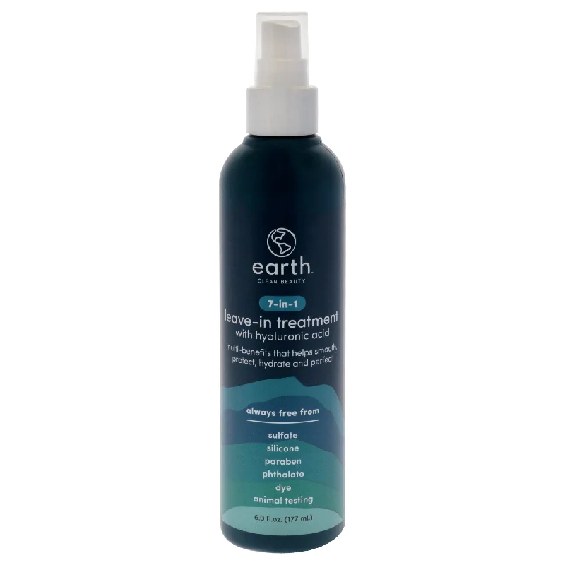 natural conditioners for damaged hair-Earth 7-in-1 Leave-in Treatment with Hyaluronic Acid by Earth for Unisex - 6 oz Treatment