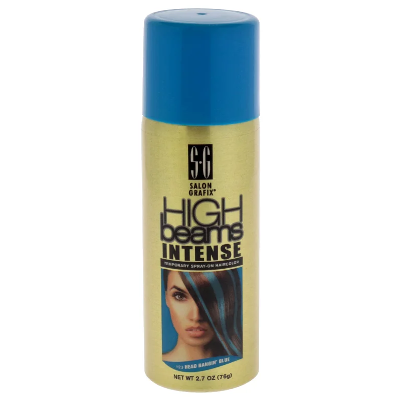 overnight hair care for dry scalp-Salon Grafix High Beams Intense Temporary Spray - 23 Blue by Salon Grafix for Unisex - 2.7 oz Hair Color