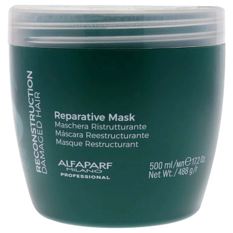 hair care for long hair growth-Alfaparf Milano Semi Di Lino Reconstruction Reparative Mask by Alfaparf Milano for Unisex - 17.2 oz Masque