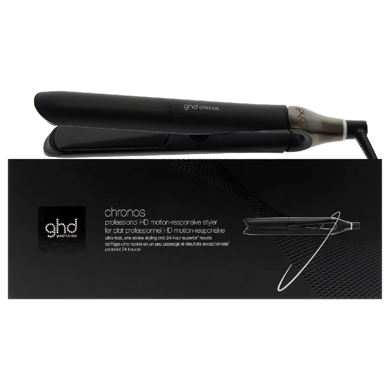 hair oil for dry scalp-GHD Chronos Professional HD Motion-Responsive Styler - S8M261 Black by GHD for Unisex - 1 Pc Flat Iron