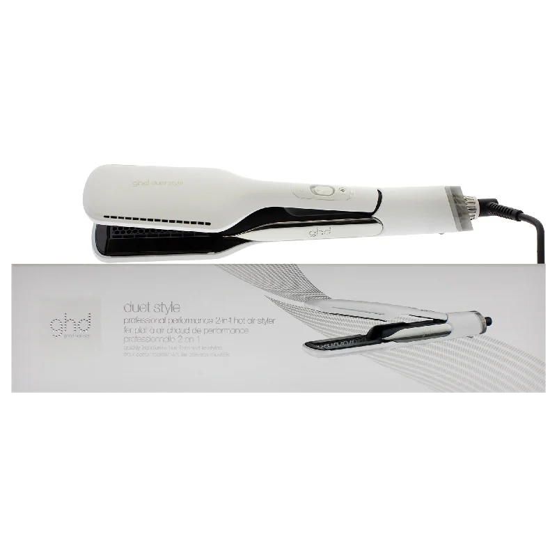 anti-frizz serum for straight hair-GHD Duet Style Professional Performance 2-in-1 Hot Air Styler - S10201 White by GHD for Unisex - 1 Pc Flat Iron