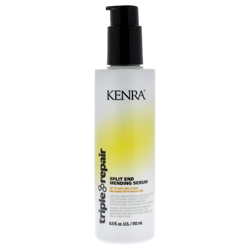 overnight deep conditioning for curly hair-Kenra Triple Repair Split End Mending Serum by Kenra for Unisex - 6.5 oz Serum