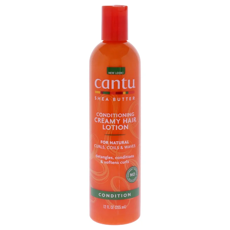 nourishing shampoo for thick curly hair-Cantu Shea Butter Conditioning Creamy Hair Lotion by Cantu for Unisex - 12 oz Lotion