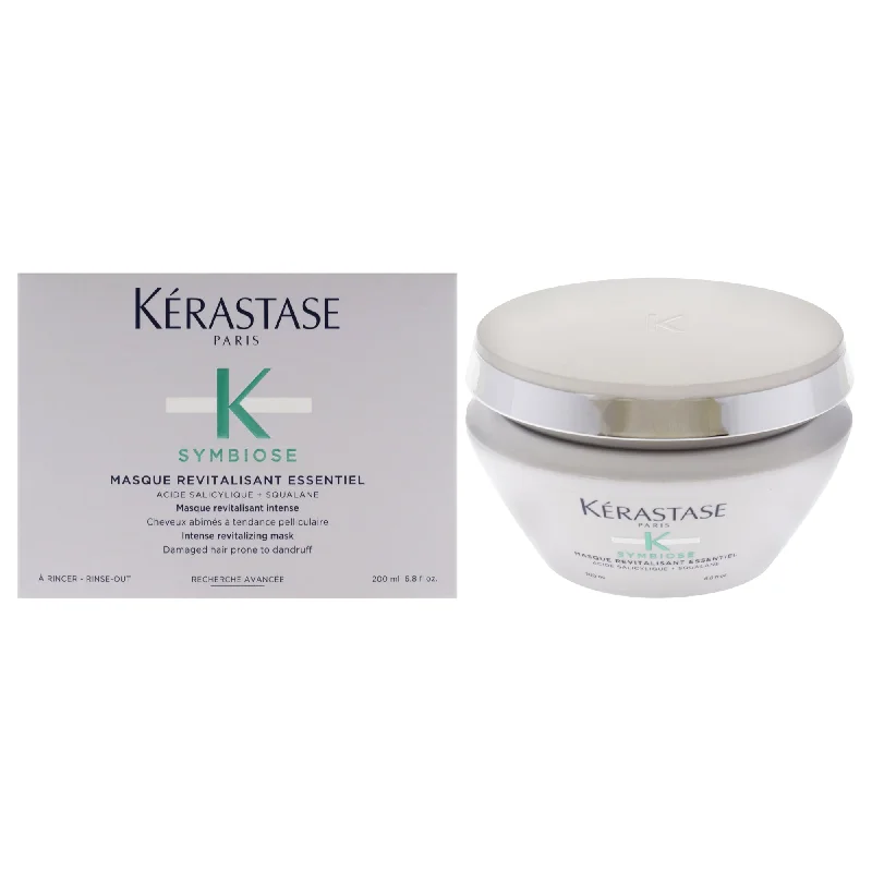 nourishing hair care routine for men-Kerastase Symbiose Intense Revitalizing Mask by Kerastase for Unisex - 6.8 oz Masque