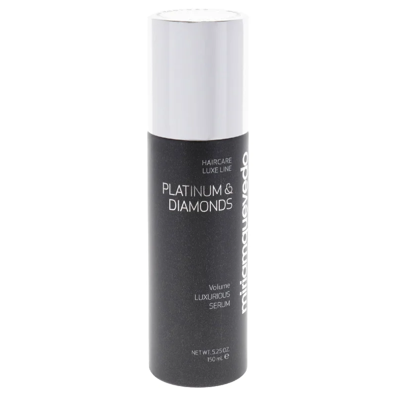 hair treatment for oily scalp and dry ends-Miriam Quevedo Platinum and Diamonds Luxurious Serum by Miriam Quevedo for Unisex - 5.25 oz Serum