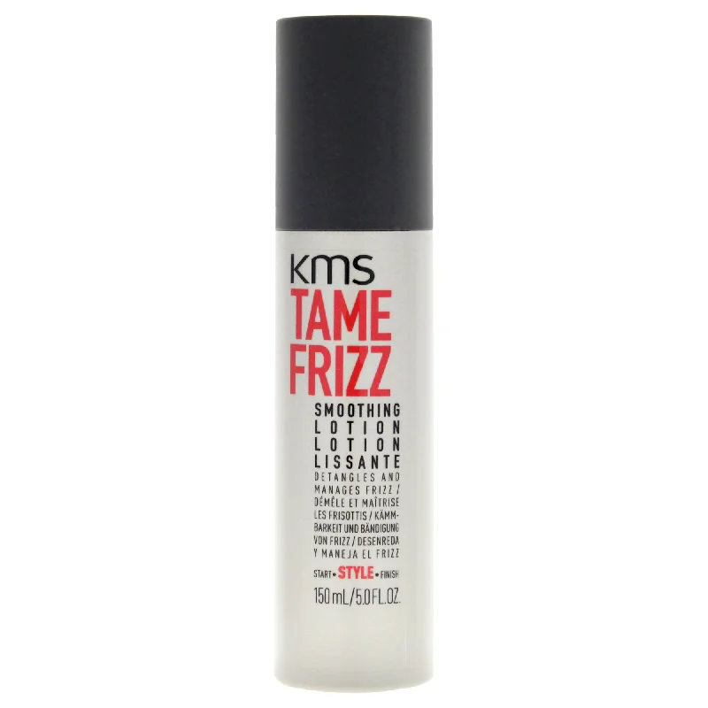 best shampoo for curly hair and frizz-KMS Tame Frizz Smoothing Lotion by KMS for Unisex - 5.0 oz Lotion