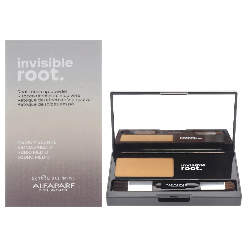 best hair care for oily roots-Alfaparf Milano Invisible Root - Medium Blonde by Alfaparf Milano for Unisex - 0.18 oz Powder