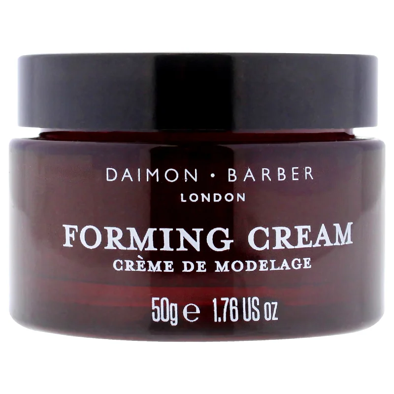 daily hair care for men with curly hair-Daimon Barber Forming Cream by Daimon Barber for Men - 1.76 oz Cream