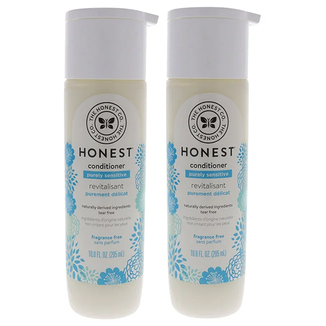 conditioner for damaged hair-Honest Purely Sensitive Conditioner - Fragrance Free by Honest for Kids - 10 oz Conditioner - Pack of 2