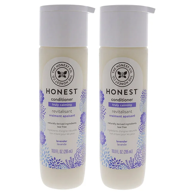 nourishing shampoo for long hair-Honest Truly Calming Conditioner - Lavender by Honest for Kids - 10 oz Conditioner - Pack of 2