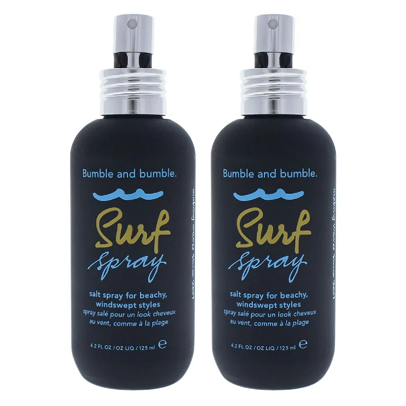 DIY hair care for natural shine-Bumble and Bumble Surf Spray by Bumble and Bumble for Unisex - 4 oz Hair Spray - Pack of 2