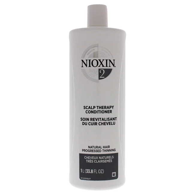 keratin treatment for hair repair-Nioxin System 2 Scalp Therapy Conditioner by Nioxin for Unisex - 33.8 oz Conditioner