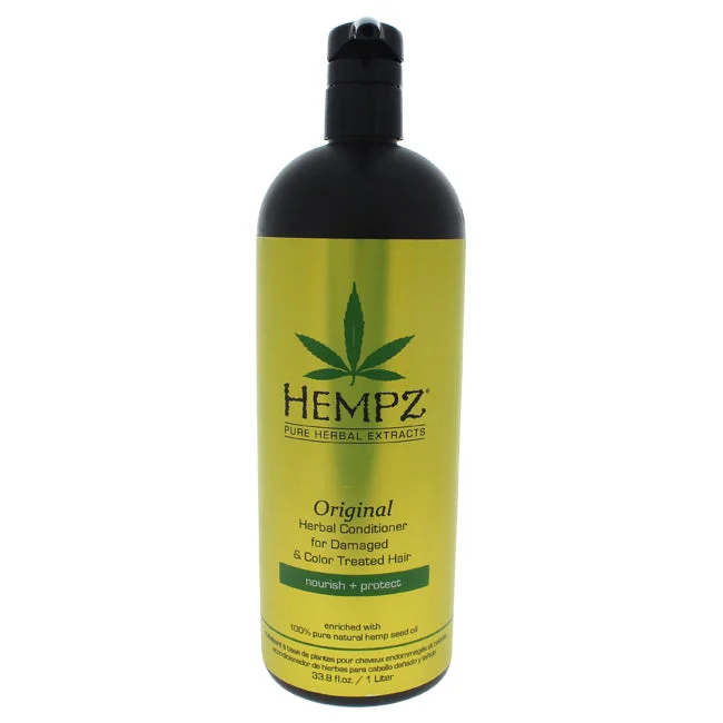 scalp care oil for dandruff-Hempz Original Herbal Conditioner by Hempz for Unisex - 33.8 oz Conditioner