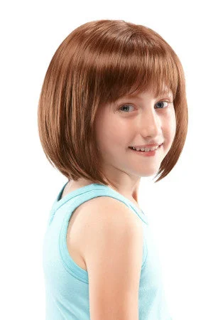 Shiloh - Child Synthetic Wig by Jon Renau | Mid-Length, Straight |Mono Part | Basic Cap