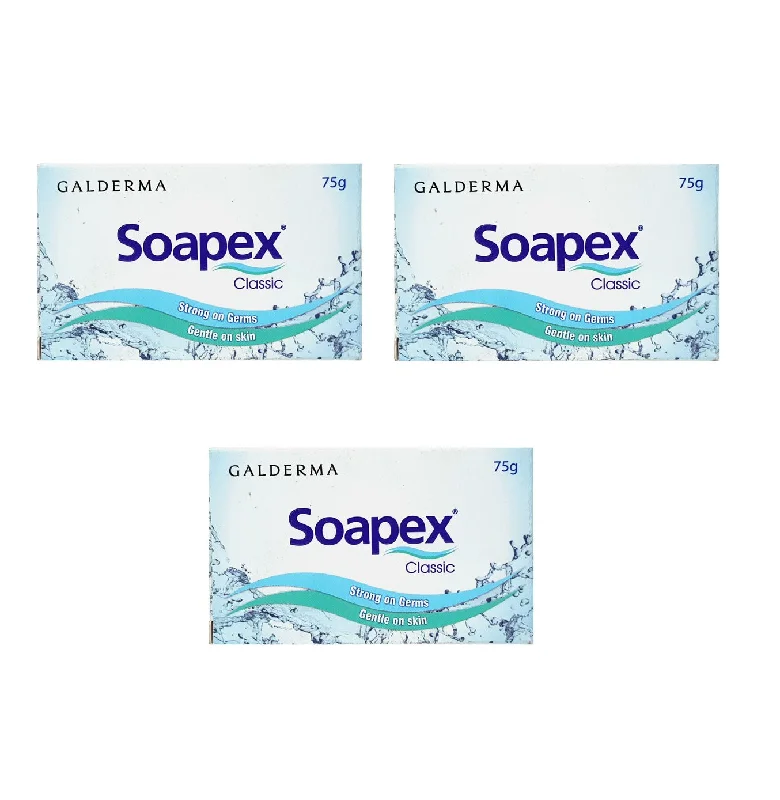 SOAPEX Classic Bar, (75gm) (pack of 3)