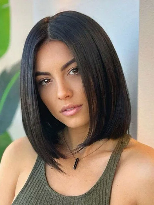 Straight Bob Wigs Lace Front Human Hair Wigs