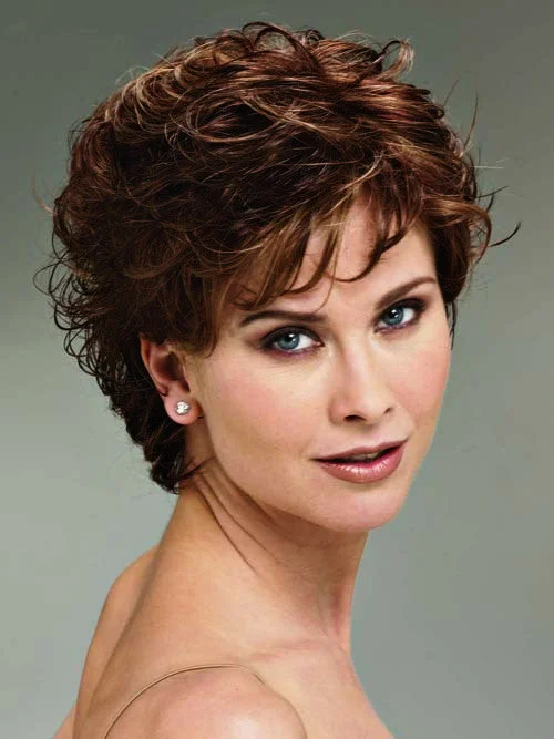 Tango (Petite Average) Synthetic Wig by Raquel Welch | Short, Wavy | Full Mono Cap