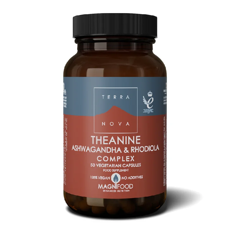 Terranova Theanine, Ashwagandha & Rhodiola Complex