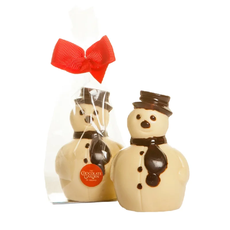 The Chocolate Garden White Chocolate Snowman