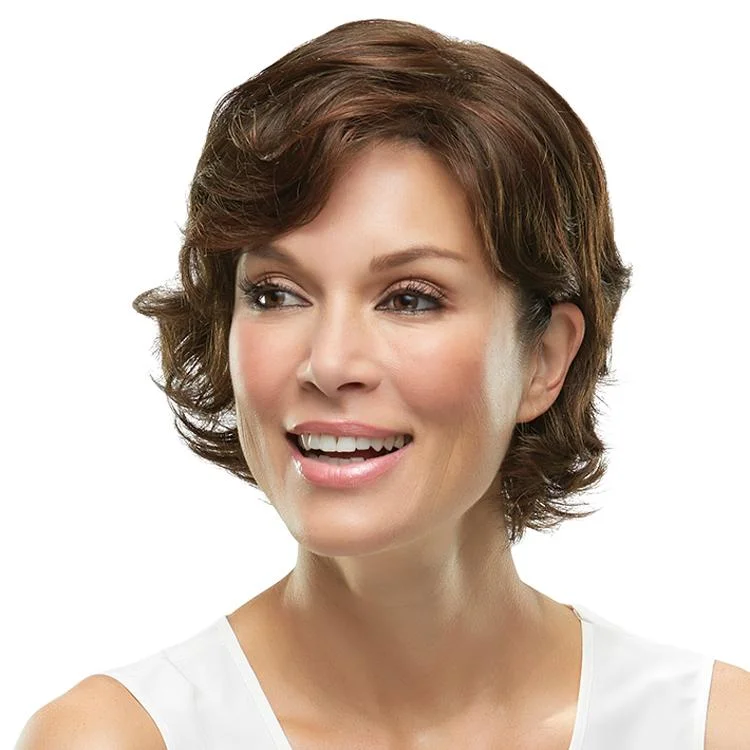 Top Crown Synthetic Topper by Jon Renau | Short, Wavy