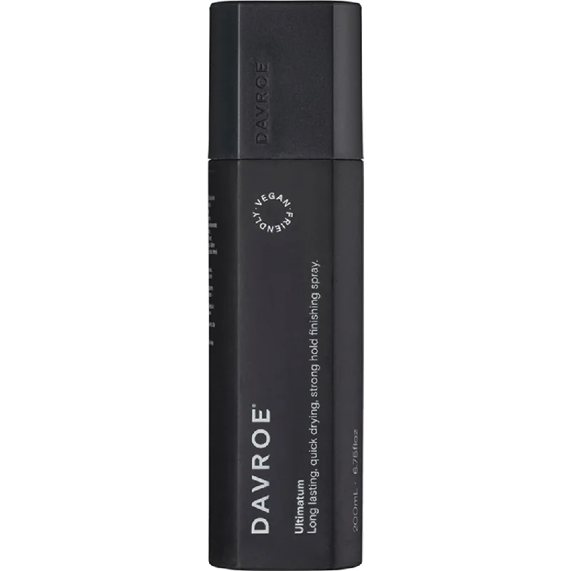 anti-dandruff conditioner for dry hair-Davroe Ultimatum Strong Finishing Spray 200ml